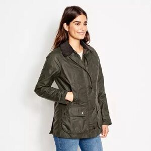 NWT Women’s Barbour Beadnell Olive Size US 2
